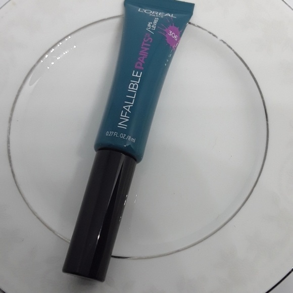 Infallible Paints Liquid Lip Color in Teal - Picture 2 of 5